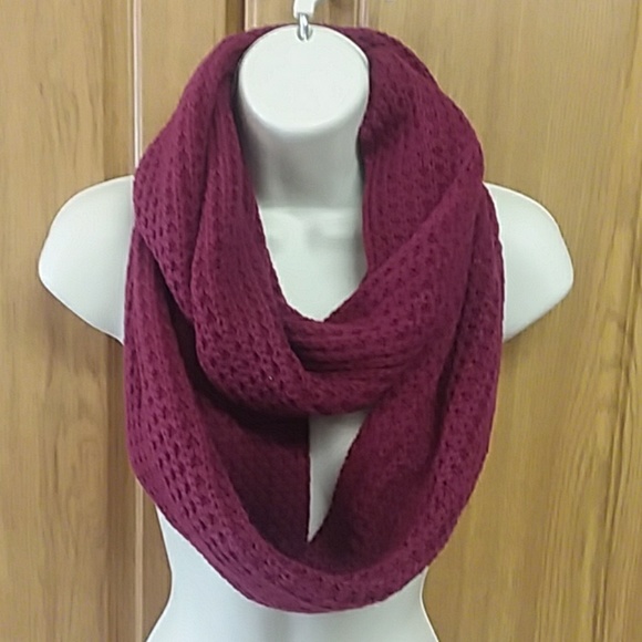 unbranded Accessories - Burgundy Infinity Scarf